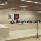 El Palacio de Justicia de Burgos acogió ayer la celebración de la vista por el recurso de la defensa. S.0.