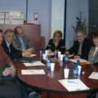 Isabel Carrasco presidió la reunión con los presidentes de las comisiones