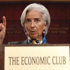 Christine Lagarde, directora gerente del FMI, el pasado día 10, en Nueva York.