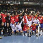 España celebra la Supercopa y su victoria ante Alemania.