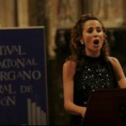 Un momento del recital que ofreció anoche la soprano leonesa Marta Arce en la Catedral