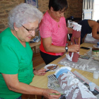 Participantes en uno de los talleres desarrollados en Valderrey. DL