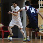 Omar Sousa, a la izquierda, con la selección de León.