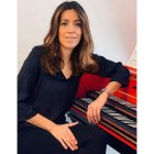 La organista Delia Manzano y el coordinador de Radio Clásica. DL