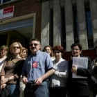 Los orientadores, ayer, ante la Dirección Provincial de Educación