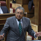 Zoido, durante su intervención de ayer en el Congreso. E. NARANJO