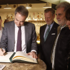 Zapatero, antes de la intervención.