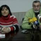 Rosa Mansilla y Jesús Carballo, ayer durante la rueda de prensa