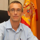 Enrique Agudo, ayer en su despacho del juzgado número 8 de Ponferrada.