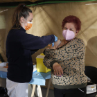 Vacunación en el Palacio de Exposiciones. FERNANDO OTERO