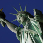 La Estatua de la Libertad, a la entrada de Nueva York.