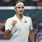 Federer ganó 67 puntos, incluidos los 30 en el intercambio de golpes.