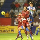 Óscar de Paula levantó al equipo con su gol, pero luego vino el mazazo con el anotado por Iñaki Muño