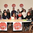 Representantes de diversos colectivos presentaron la Marcha de la Dignidad en León.