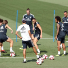 Los jugadores del Real Madrid preparando la primera jornada de Liga ante el Getafe. J, J, GUILLÉN
