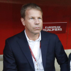 Rene Praunitsch no pudo evitar que su selección fuera goleada a pesar de la buena primera mitad realizada. RAMIRO/JESÚS