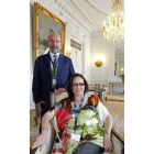 La delegada al plan antidrogas, en el palacio de La Magdalena.