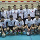 Formación del equipo del Domotec que sigue luchando por el subcampeonato de la Liga Asolefusa.