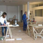 La empresa acondiciona estos días su sede provisional en el polígono de San Román.