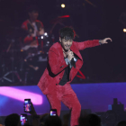 El leonés Polo Nández, en acción durante un concierto. KIKO HUESCA