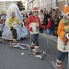 Uno de los grupos participantes en el desfile que este año se caracterizó por su orignalidad
