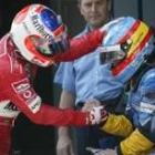 Barrichelo felicita a Fernando Alonso tras concluir la prueba