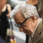 Woody Allen llega al estreno de la película 'Magic in the Moonlight', el jueves en Nueva York.