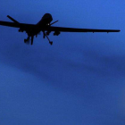 Un drone estadounidense sobrevuela Kandahar, en una imagen de archivo.