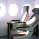 Imagen virtual de la nueva clase Turista Premium de Iberia.