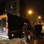 Despliegue policial en la periferia de París.