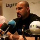 Ignacio Tejera y Martínez, en un momento de la presentación del acuerdo firmado ayer entre ambos