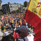 Manifestantes en la protesta de Oviedo. PACO PAREDES