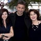Ebru Ceylan, el director turco Nuri Bilge Ceylan y Nazan Kesal