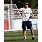 Lopetegui dirige en Valdebebas la segunda sesión de trabajo al frente del Real Madrid. REAL MADRID CF