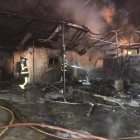 Efectivos del cuerpo de Bomberos de la Comunidad de Madrid. /