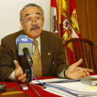 José García Marcos, en la rueda de prensa.