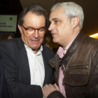 Artur Mas y Germà Gordó, este sábado, en un acto del PDECat en Barcelona.