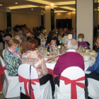 La comida reunió a 140 comensales en un hotel de Ponferrada. M. M.