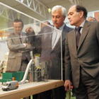 Tomás Villanueva, en la inauguración de la feria Expobioenergía.