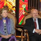 Pilar-Paloma de Casanova Barón y Francisco López Becerra de Solé durante su recibimiento en el Ayuntamiento.