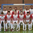 Formación del equipo del Cistierna FS que milita en la Tercera División. CAMPOS