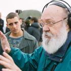 José Luis Cuerda, dando instrucciones durante el rodaje.