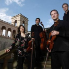 Imagen de los integrantes del Kuss Quartet, que apadrinan el festival.