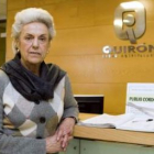 La esposa de Publio Cordón, Pilar Muro, muestra su alegría por las últimas noticias sobre la desapar
