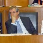 Los consejeros  Silvia Clemente, Álvarez Guisasola y  Rosa Valdeón