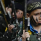 Niños soldado en una imagen de archivo.