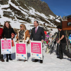 Miguel Ángel del Egido, Cristina Santos, Isabel Carrasco y Pablo Junceda, ayer.