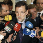 Mariano Rajoy, hoy en el Senado.