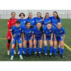 Formación del equipo del Olímpico de León que marcha cuarto clasificado en el grupo 1 de la 1ª Nacional Femenina. DL