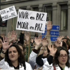 Manifestación en Madrid en defensa del derecho a morir con dignidad
